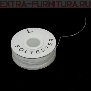 Нитки Euron 75/2 122 м цв. белый на шпуле (уп.144 шт)