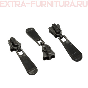 Бегунок декоративный автомат ТР5 черный никель (Р-41) КОРОНА (уп. 50 шт.)