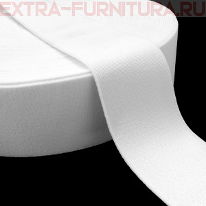 Резинка башмачная белая 50 мм (уп.25м*10уп.)