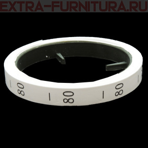 Размерник р-р 80, цв. белый, рул. 300 шт.