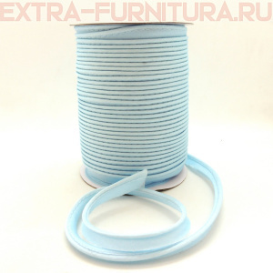 Кант атласный 12 мм, 72 ярда, цв. 040 голубой ЕВРО