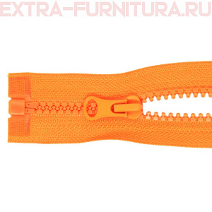 Молния Трактор Т5 1 замок 65см, цв.157 оранжевый, LOGO