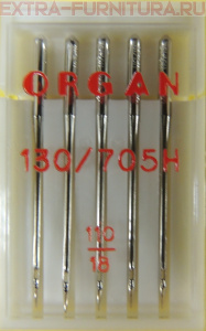 Иглы Organ универсальные для БШМ № 110, уп.5шт.
