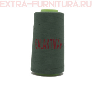 Нитки GALAKTIKA  40/2 п/э  4000 ярдов, цв.411 зеленый