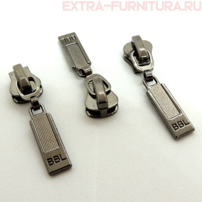 Бегунок декоративный автомат ТР5 черный никель № 4 (уп. 50 шт.)