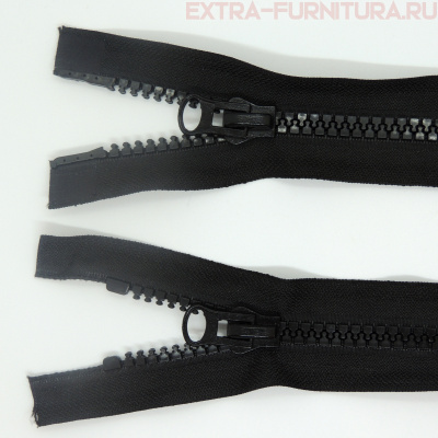 Молния Трактор Т8 2 замка 120см, цв. 322 черный, LOGO