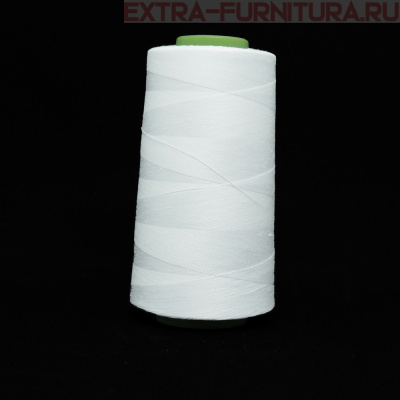 Нитки 40s/2, 100% п/э, 3300 ярдов, цв.белый