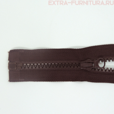 Молния Трактор Т5 1 замок 80см, цв.304 коричневый темный, LOGO