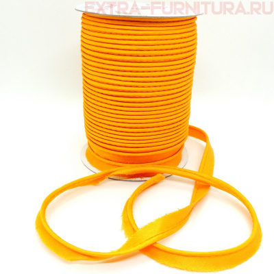 Кант атласный 12 мм, 72 ярда, цв. 021 оранжевый ЕВРО