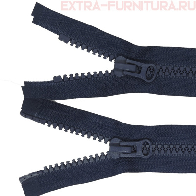 Молния Трактор Т8 2 замка 70см, цв.330 синий темный, LOGO