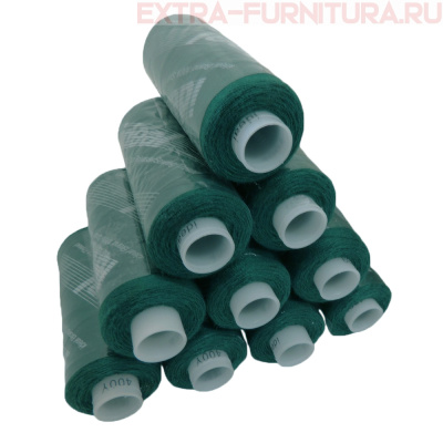 Нитки IDEAL бытовые 40/2 366м, цв.514 зеленый (уп.10шт)