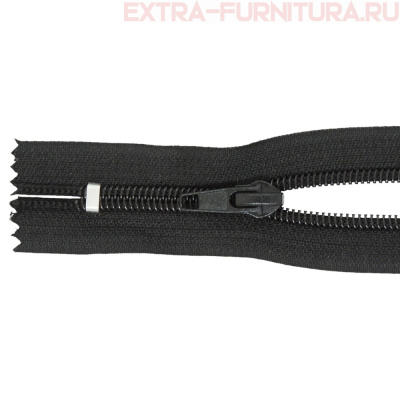 Молния спираль обувная Т7, дл.20 см, цв.322 черный