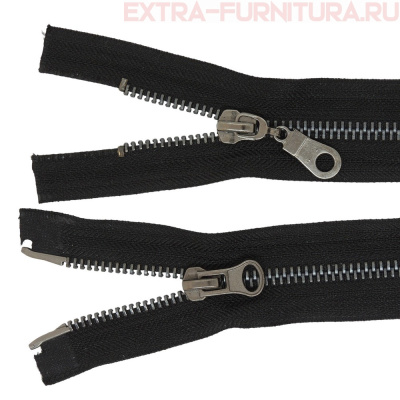 Молния Металл Т5 2 замка, 85 см, оксид *