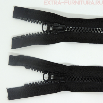 Молния Трактор Т8 2 замка 90см, цв. 322 черный, LOGO